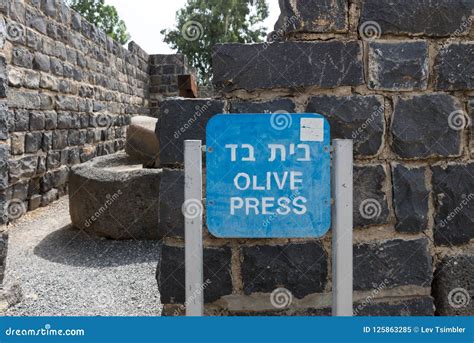 Kursi National Park at Golan Heights Stock Image - Image of kursi ...