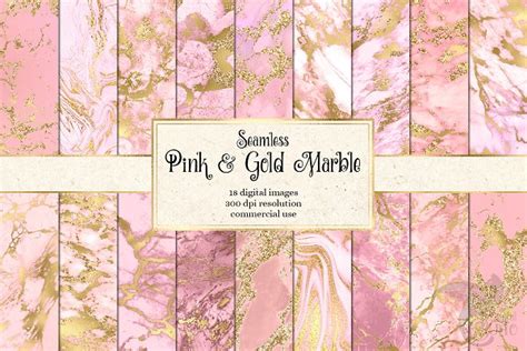 Pink and Gold Marble Textures | Pre-Designed Photoshop Graphics ~ Creative Market