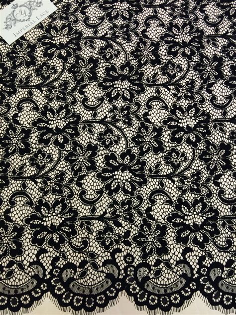 Black lace fabric - Guipure lace - lace fabric from Imperiallace.com