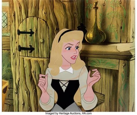 Sleeping Beauty Briar RosePrincess Aurora Production Cel Walt Disney, 1959 by Walt Disney ...