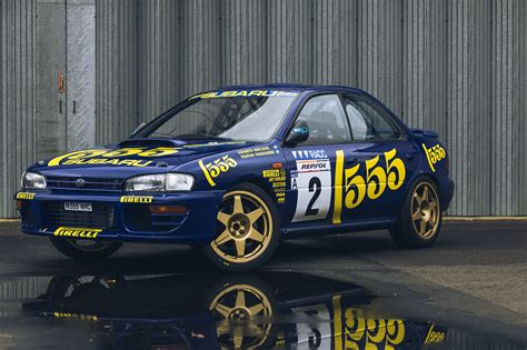 Kenneth Eriksson's Group A Subaru Impreza 555 rally car (1996) : r/carporn