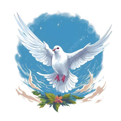 White Dove White Pigeon Peace Dove Illustration Png Transparent ...