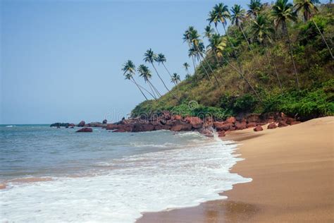 Cola Colva Beach in Paradise Goa Copyspase Stock Image - Image of palolem, destination: 159390059