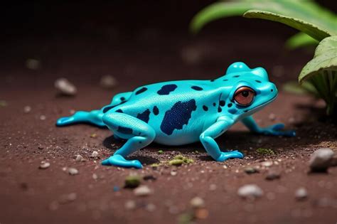 Premium AI Image | Colorful poison dart frog very dangerous wildlife frog wallpaper background ...