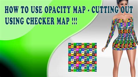 IMVU TUTORIAL - HOW TO USE OPACITY MAP - COORDINATES ANALYSIS - YouTube