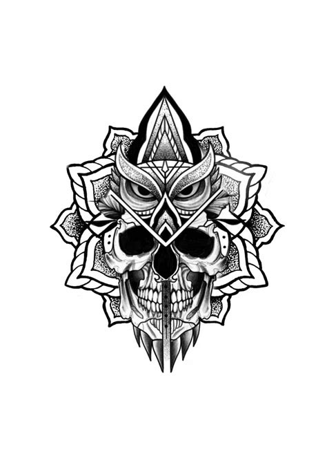 Mandala Hand Tattoos, Skull Hand Tattoo, Geometric Mandala Tattoo, Mandala Tattoo Design, Skull ...