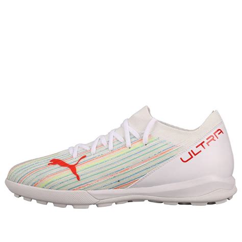 PUMA Ultra 3.2 Tt Soccer Cleats White/orange for Men | Lyst