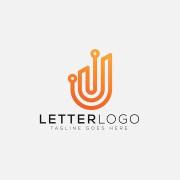 Premium Vector | U logo design template vector graphic branding element