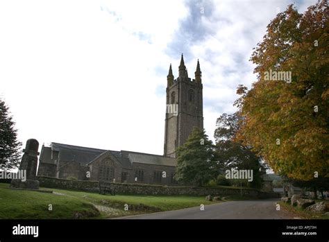 St Pancras church, Widecombe in the moor, Devon Stock Photo - Alamy