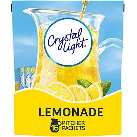 Crystal Light Sugar-Free Lemonade Naturally Flavored Powdered Drink Mix ...