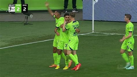 Omar Marmoush goal 69th minute VfL Wolfsburg 2-2 Borussia Monchengladbach - ESPN Video