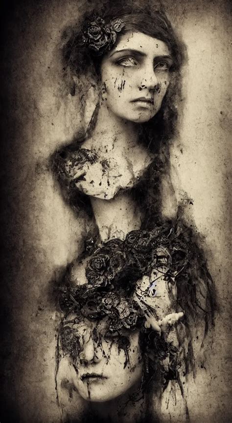 Victorian female portrait, moody, dark, dramatic, | Stable Diffusion ...