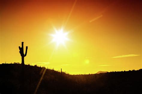 Phoenix Arizona Desert Sunset Silhouette Photograph by Good Focused ...