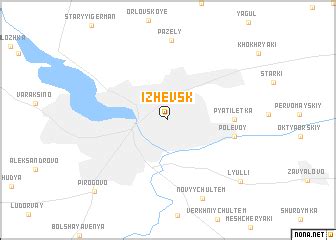 Izhevsk (Russia) map - nona.net