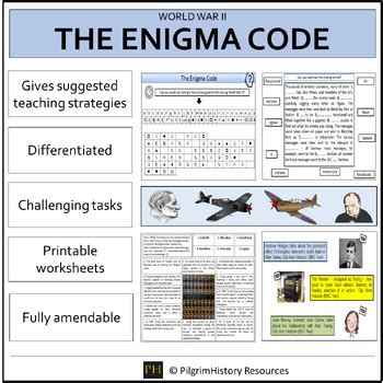 The Enigma Code by Pilgrim History Resources | TPT