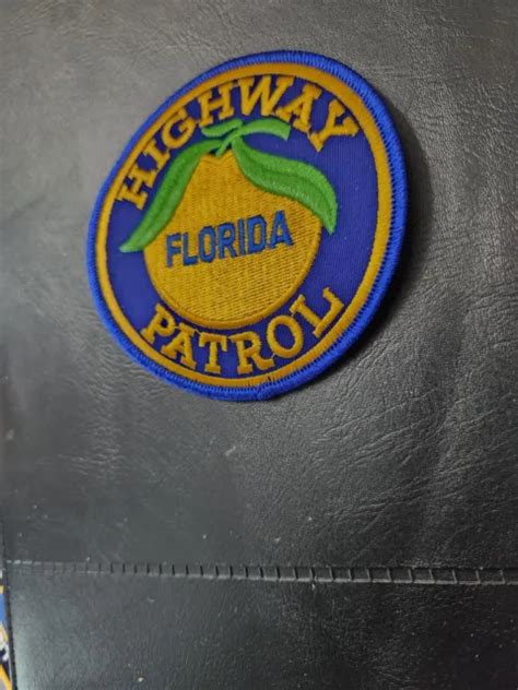 VINTAGE FLORIDA STATE Highway Patrol Felt Patch Police Law Enforcement Uniform $15.00 - PicClick