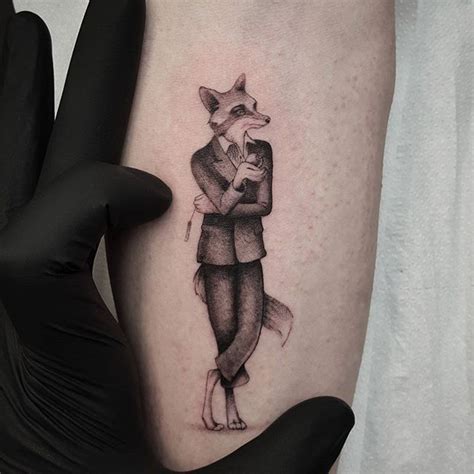 Fantastic Mr. Fox!! smalltattoo smalltattoos tinytattoo tattooart tattooartist tattooenergy ...