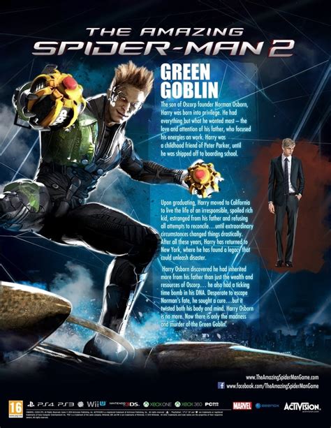 The Amazing Spider Man 2 Green Goblin Costume