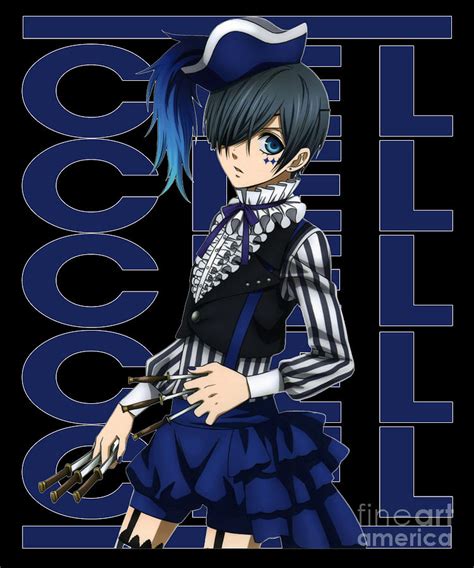 Black Butler Ciel Phantomhive Name Anime Drawing by Anime Art