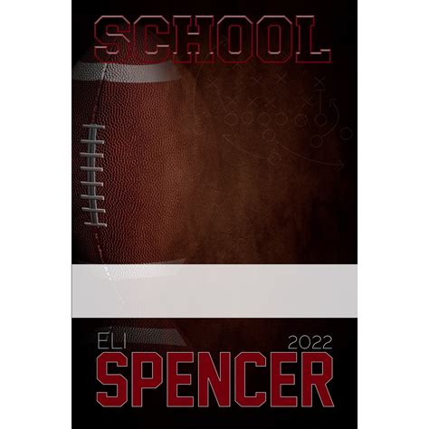 FOOTBALL Banner Template for Photoshop, With Space for TEAM Signatures ...