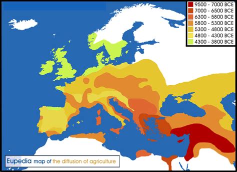 neolithic revolution timeline, diffusion of argriculture Eye Color ...