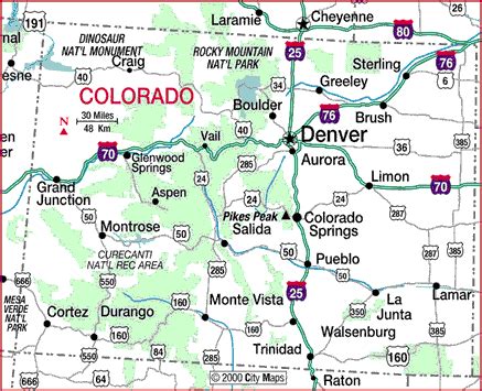 map of colorado - America Maps - Map Pictures