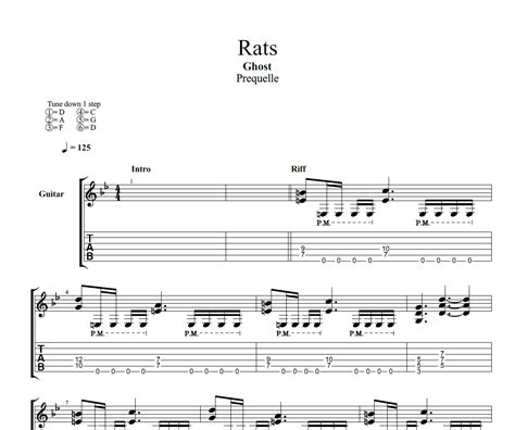 Ghost - Rats! PDF Sheet Music - EmpyreanFX