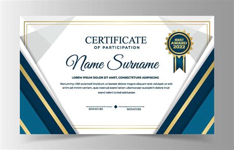 Seminar Certificate Template 5992292 Vector Art at Vecteezy