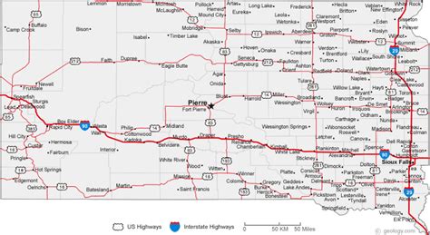 map of South Dakota cities Dakota City, South Dakota, Timber Lake ...