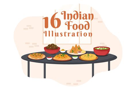 13 Indian Food Illustration | Deeezy