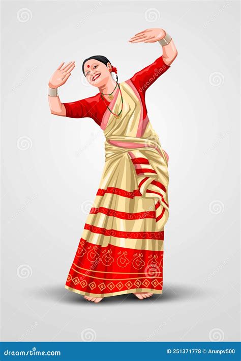 Bihu Indian Traditional Dress of Assam with Cultural Bihu Dance by ...