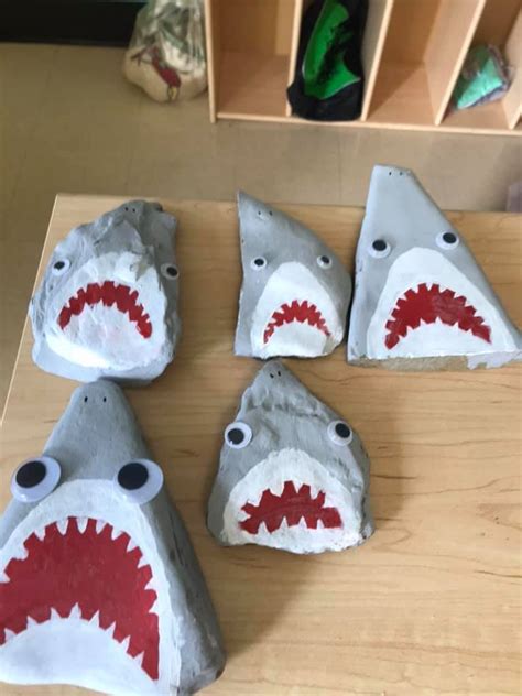 Painted Shark Rock. Your Very Own Shark in Rock-Form. TeachersMag.com