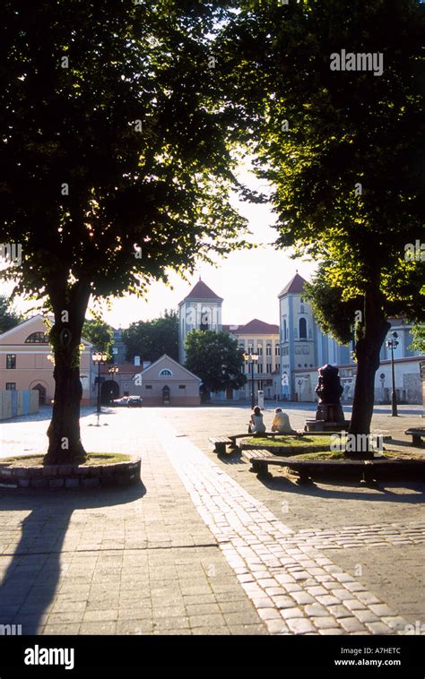 Kaunas, Old Town, Old Town Square Stock Photo - Alamy