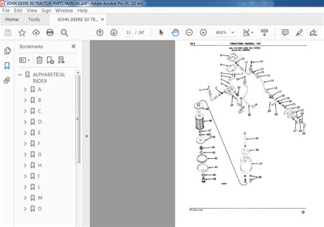 JOHN DEERE 50 TRACTOR PARTS MANUAL - PDF DOWNLOAD - HeyDownloads - Manual Downloads