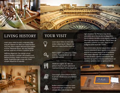 Museum Information Brochure Template | MyCreativeShop