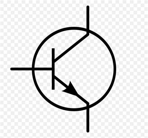 Electronic Symbol Bipolar Junction Transistor NPN PNP Tranzistor, PNG, 768x768px, Electronic ...