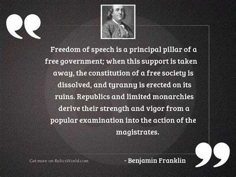 Benjamin Franklin Quotes Freedom Of Speech - Daily Quotes