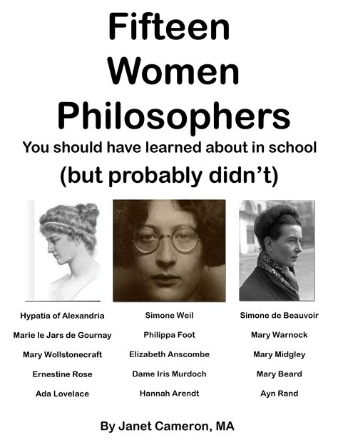 Janet Cameron : Fifteen Women Philosophers