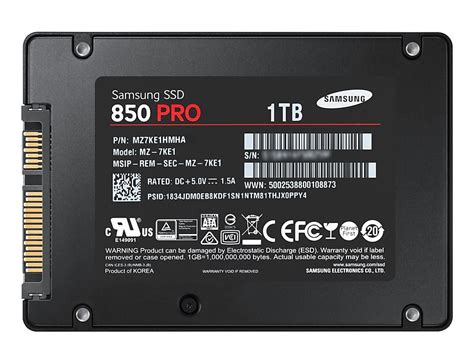 SSD 850 Pro Series - 1TB 2.5-inch MZ-7KE1T0 | Samsung SSD