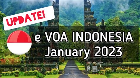 Update! e Visa on Arrival Indonesia 2023 | Enter Indonesia 2023 #visitbali2023 #voaindonesia ...