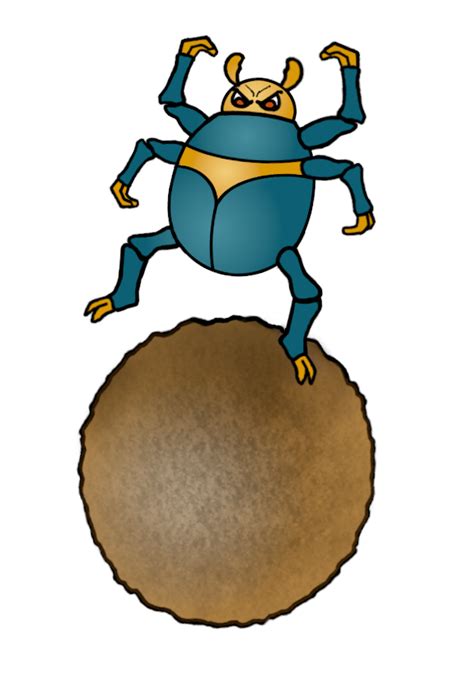 Dung beetle Pokémon (Bug/Ground) (needs naming) : r/fakemon