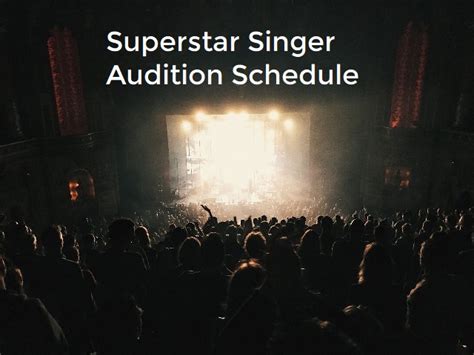 Superstar Singer Audition, Registration: Date, Time Venue | Sony TV ...