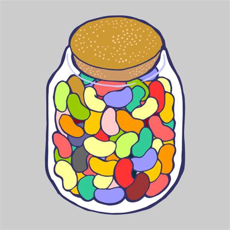 Jelly Beans In A Jar Clip Art