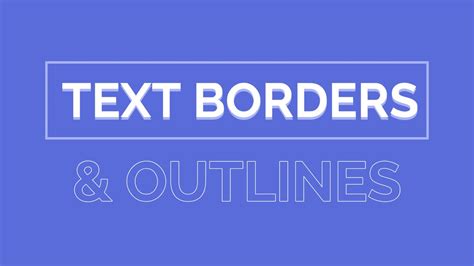 How to Add a Border or Outline to Text Online