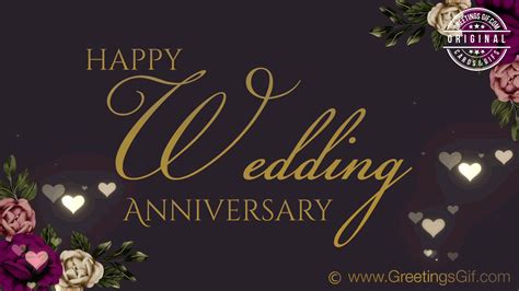 Happy Wedding Anniversary | GreetingsGif.com for Animated Gifs