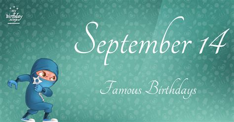 Who Was Born On My Birthday? September 14 Famous Birthdays #9