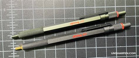 Rotring 600 vs. Rotring 800 Pen Comparison | Unsharpen