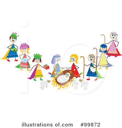 Nativity Scene Clipart #66601 - Illustration by Prawny