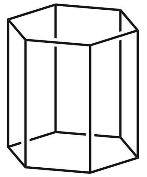 Hexagonal Prism Picture - 3D Geometric Shapes