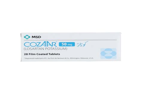 Cozaar 50mg Tab.— Dawaai - Uses, Side Effect, Price In Pakistan